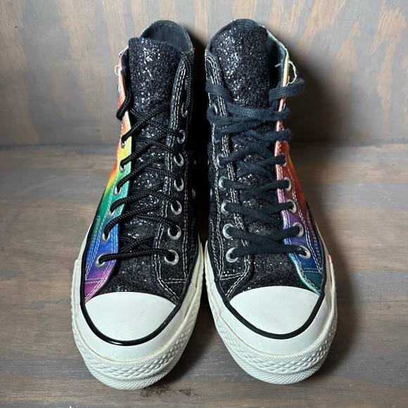Converse Womens Chuck 70 Pride Athletic Shoes Rainbow 165713C High Top 8.5M - Picture 2 of 12